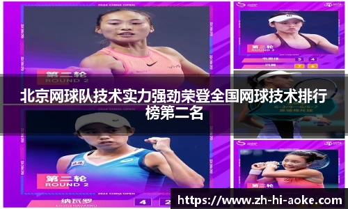 北京网球队技术实力强劲荣登全国网球技术排行榜第二名